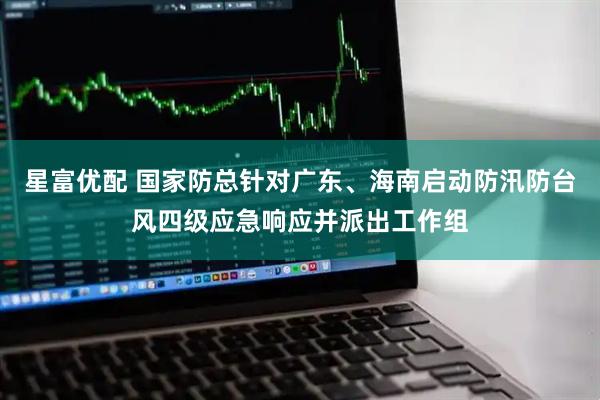 星富优配 国家防总针对广东、海南启动防汛防台风四级应急响应并派出工作组