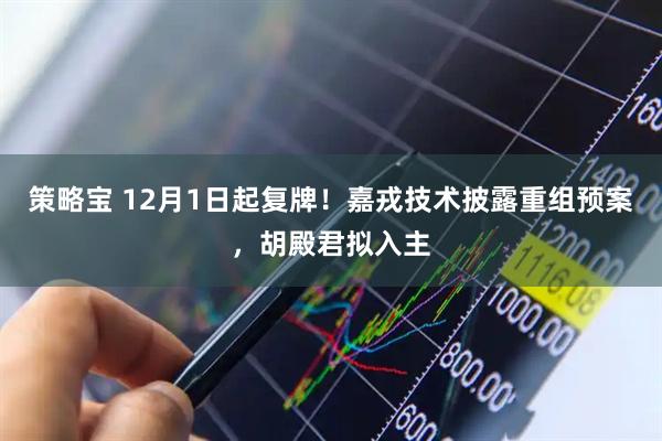 策略宝 12月1日起复牌！嘉戎技术披露重组预案，胡殿君拟入主